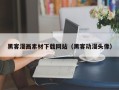 四川黑客漫画素材下载网站（黑客动漫头像）